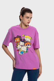 POLERA MUJER RUGRATS MORADO