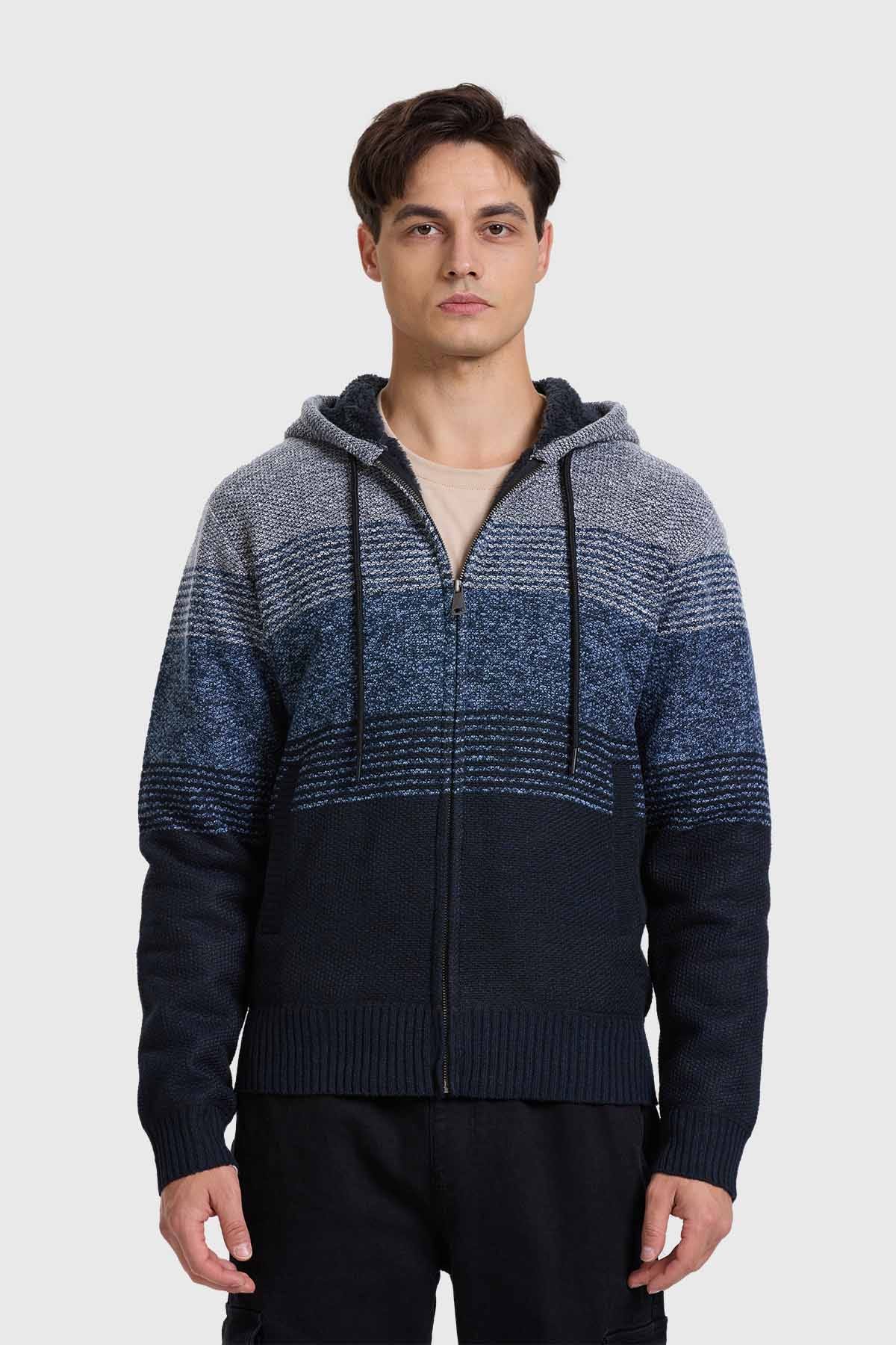 Sweater Hombre Bloque Gris