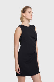 Vestido Mujer Corte Delantero Negro