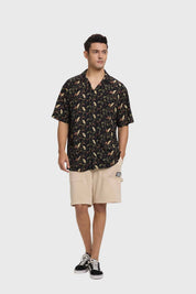 Camisa Hombre Guayabera Negro