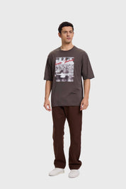 Polera Hombre Estampado Marengo