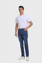 Jeans Hombre Slim Azul