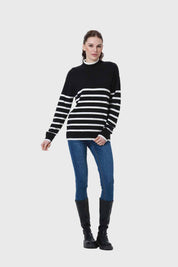 Sweater Mujer Print Negro