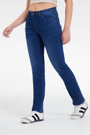 Jeans Flo Recto Azul