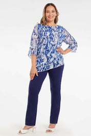 Pantalón Mujer Gabardina Azul