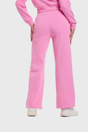 Pantalón Mujer Strass Wide Leg Rosado