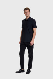Polera Hombre Deportiva Negro