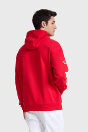 Polerón Hombre Hoodie Racing Rojo
