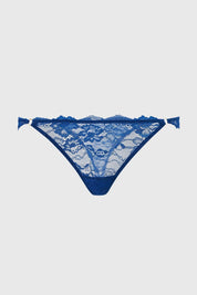 Calzón Mujer Colaless Encaje Detalle Ar Azul