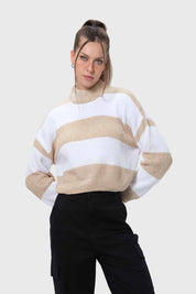 Sweater Mujer Chenille Nude
