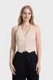 Blusa Mujer Tipo Gillette Beige