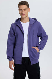 Polerón Hombre Basic Morado Morado / XXL