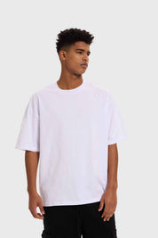 Polera Hombre Oversize Blanco Blanco / XL