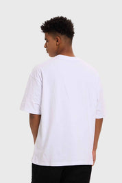 Polera Hombre Oversize Blanco Blanco / XL