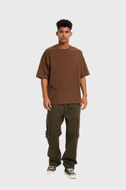 Polera Hombre Oversize Chocolate Chocolate / XL