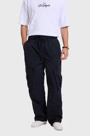 Pantalón Hombre Cargo Parachute Negro Negro / L