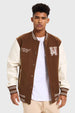Chaqueta Hombre Varsity Cafe Café / S