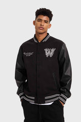 Chaqueta Hombre Varsity Negro Ii Fsp
