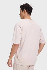 Polera Hombre Estampado Beige Beige / XL