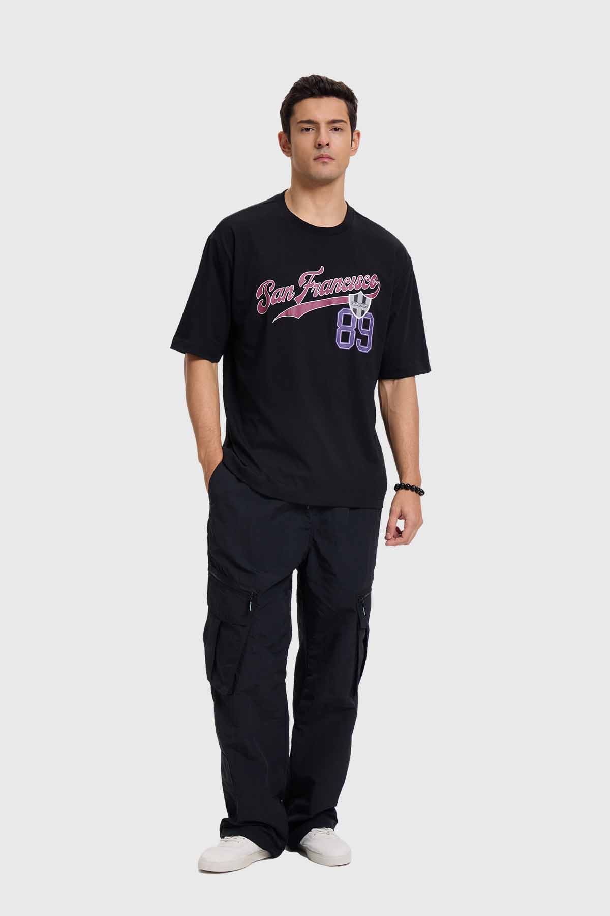 Polera Hombre Print Negrox Negro / XL
