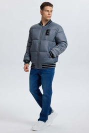 Chaqueta Hombre Bomber Gris Gris / XXL