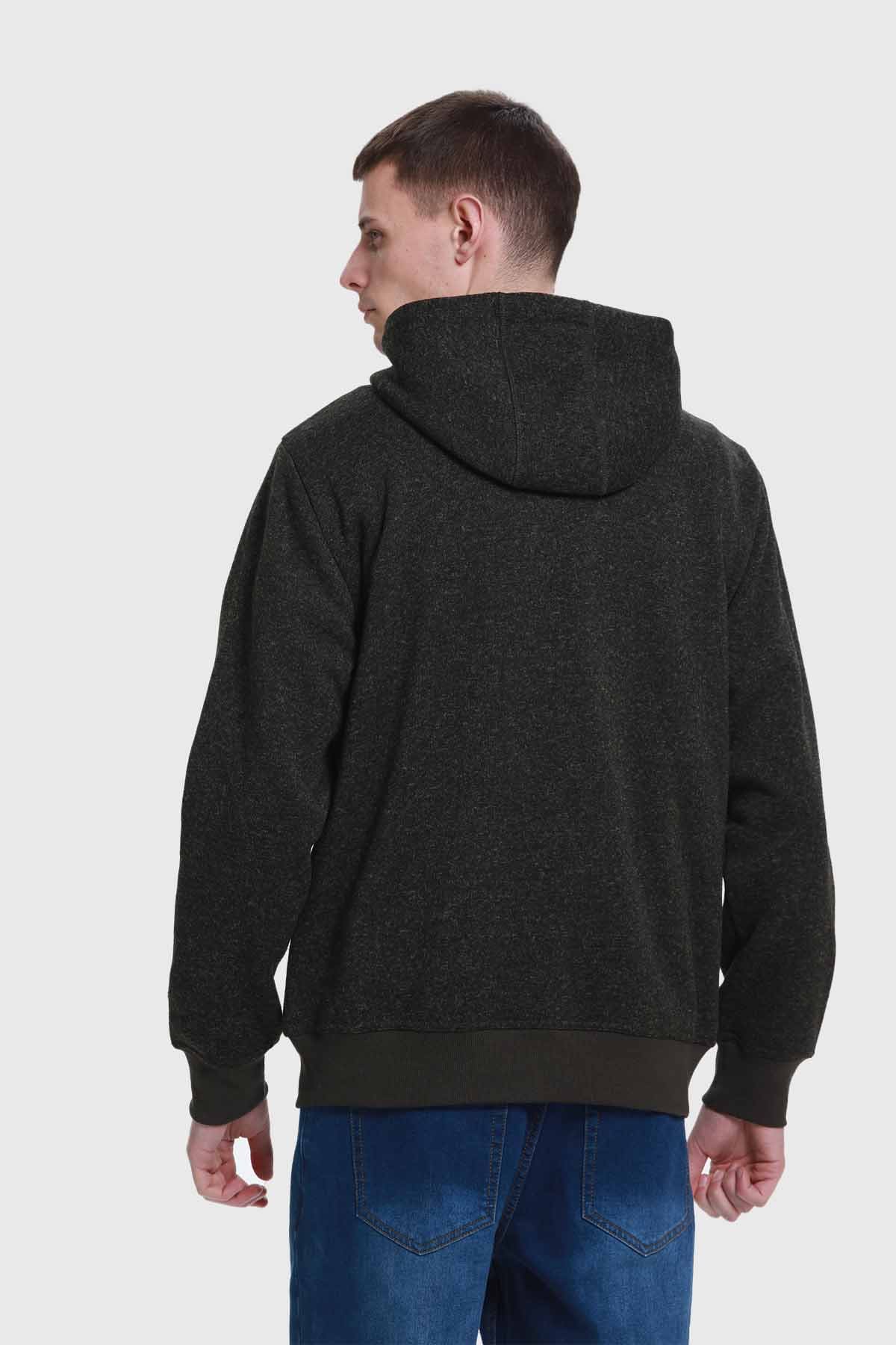Polar Hombre Hoodie Verde Verde Militar / S