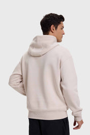 Polerón Hombre Hoodie Print Beige Beige / S