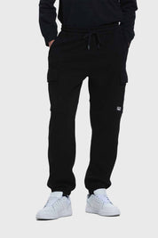 Pantalón Buzo Hombre Jogger Cargo Negro Negro / XXL