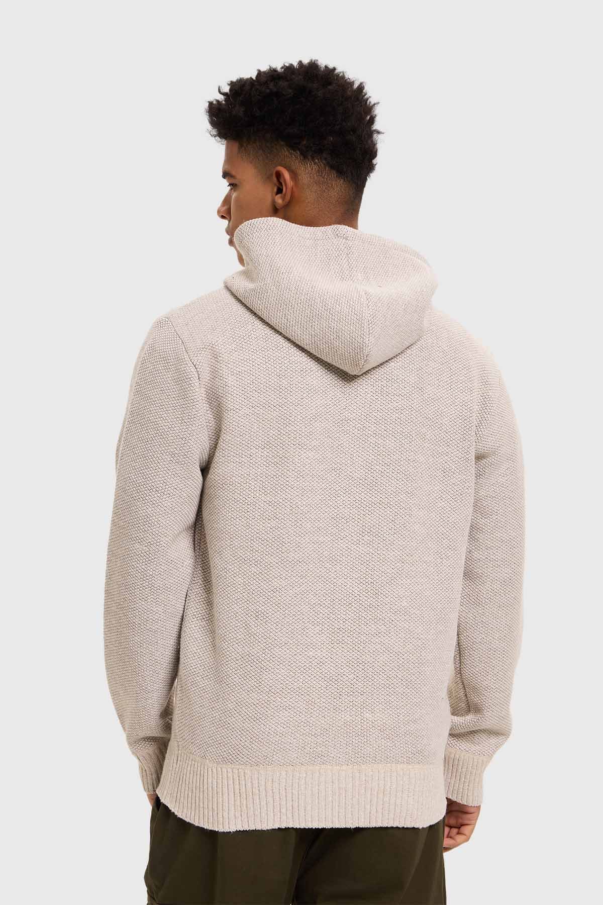 Sweater Hombre Hoodie Beige Beige / L