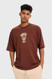 Polera Hombre Doble Print Chocolate Chocolate / M