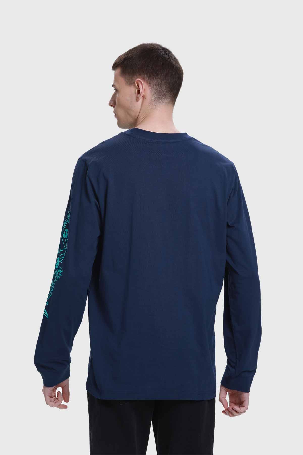Polera Hombre Azul Azul / L