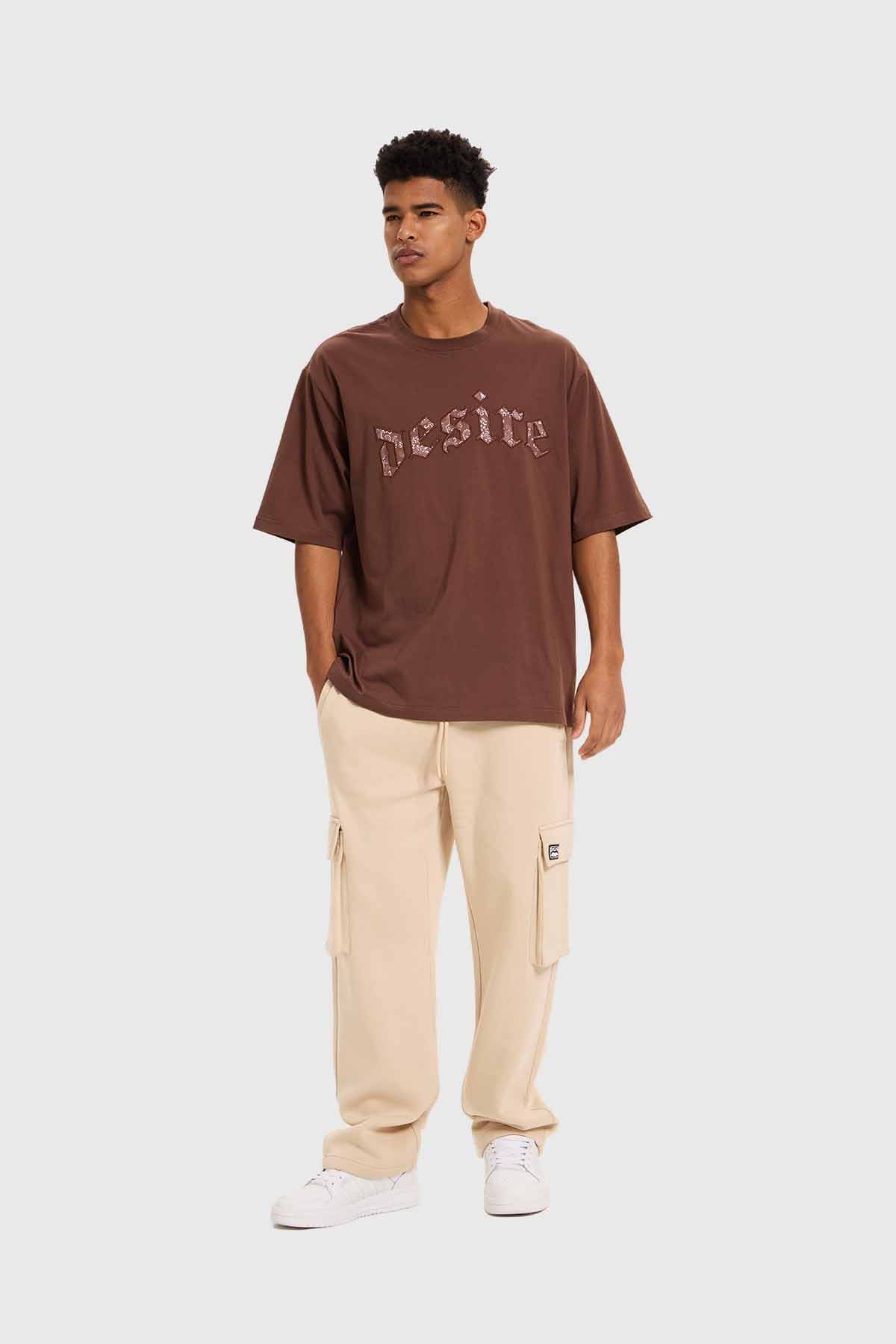 Polera Hombre Bordado Chocolate Chocolate / S