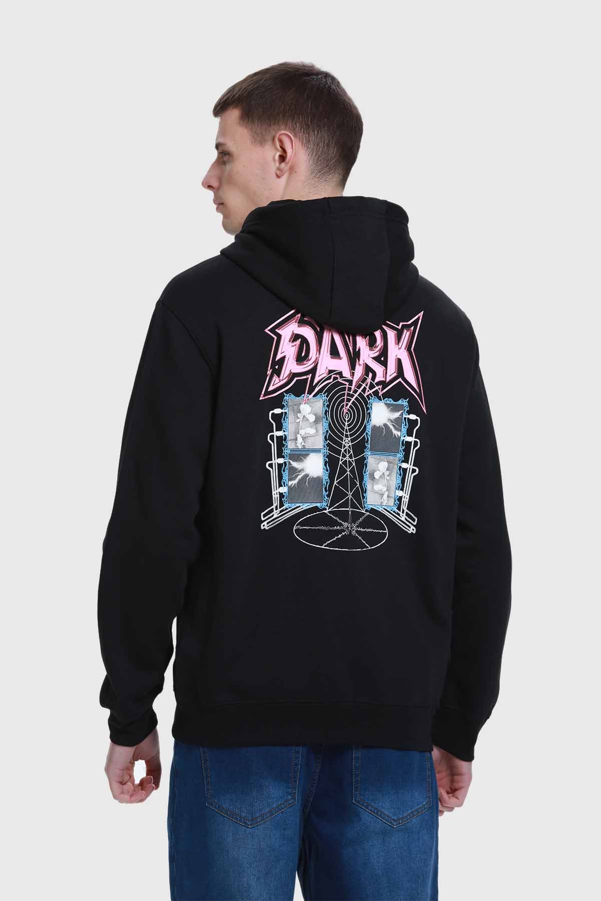 Polerón Hombre Hoodie Negro Negro / XXL