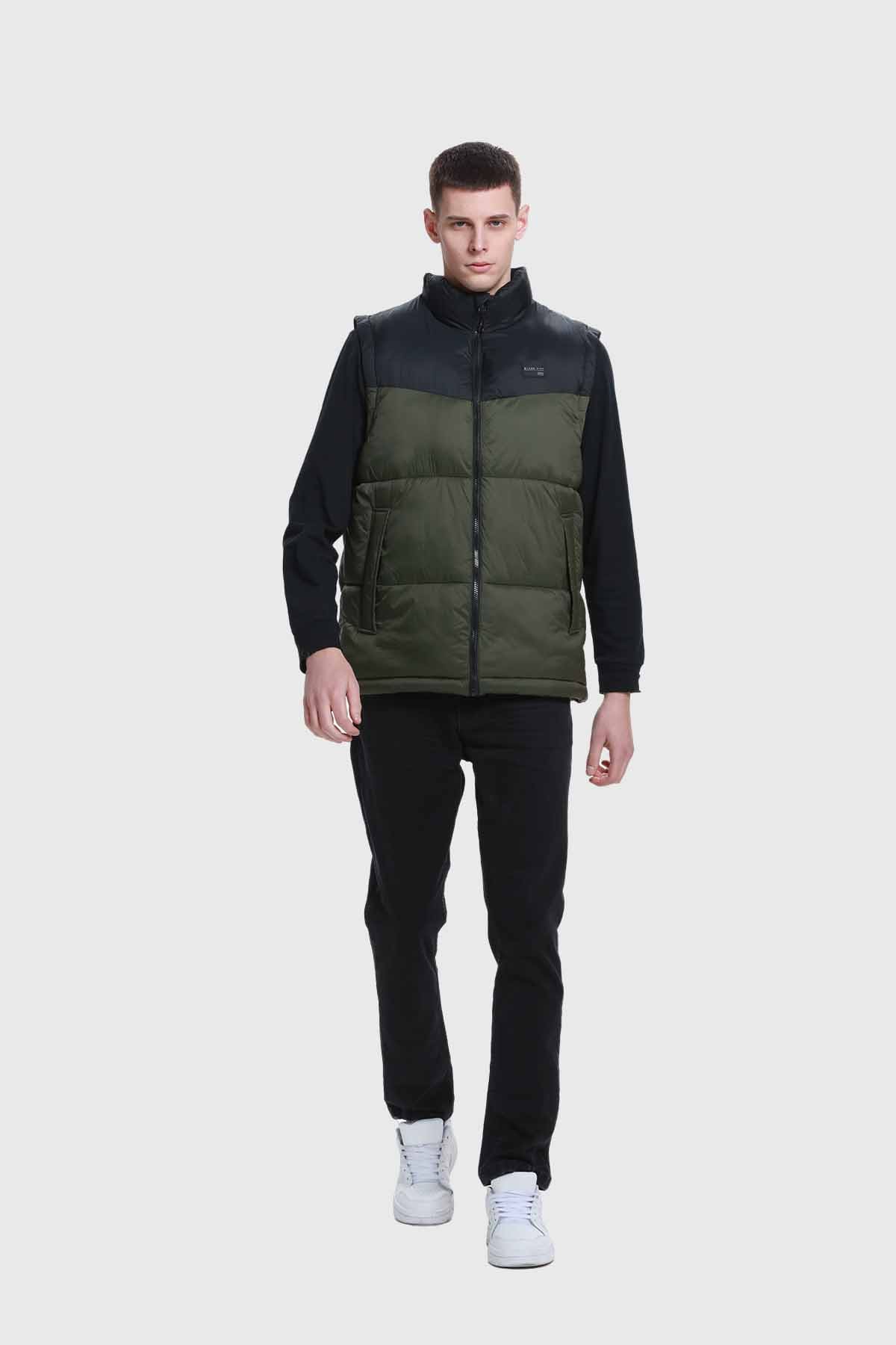 Parka Hombre Bicolor Puffa Verde Verde / XXL