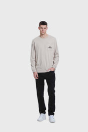 Polera Hombre Con Bolsillo Beige Beige / XL