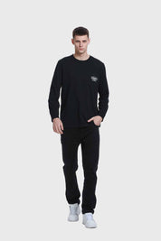 Polera Hombre Con Bolsillo Negro Negro / M