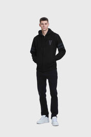 Sweater Hombre Hoodie Negro Negro / XXL