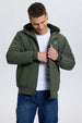 Chaqueta Hombre Gorro Verde Verde Militar / XXL