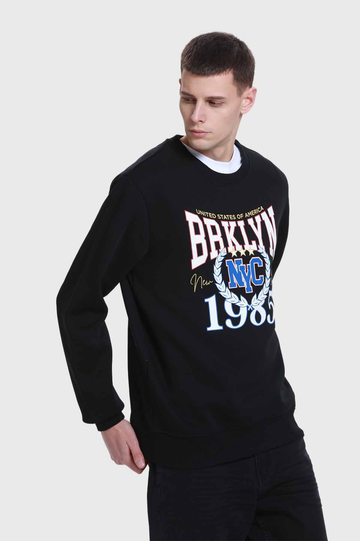 Polerón Hombre Negro Negro / XL