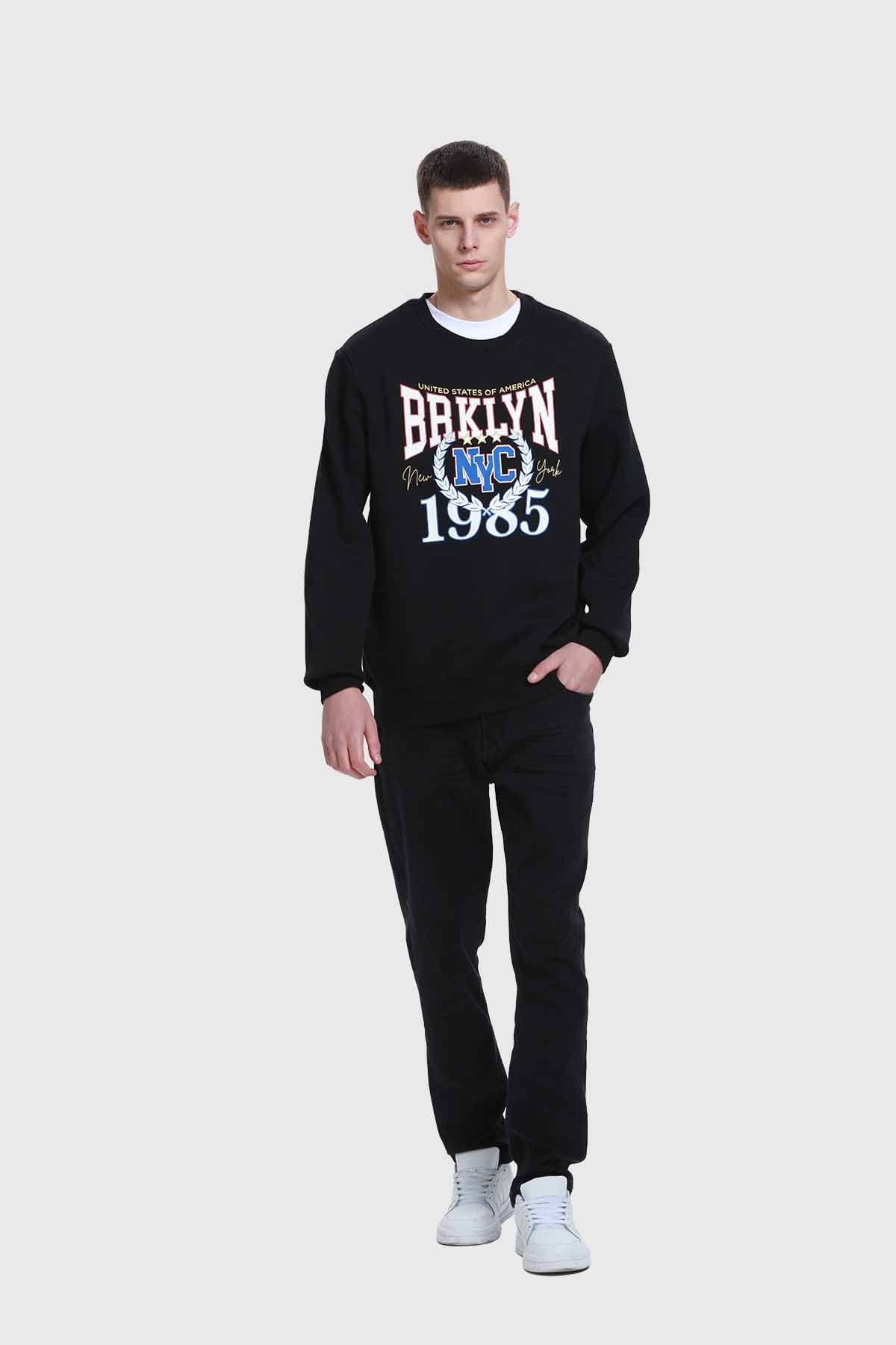 Polerón Hombre Negro Negro / XL