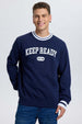 Polerón Hombre College Azul Azul Oscuro / XXL