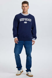 Polerón Hombre College Azul Azul Oscuro / XXL