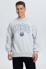 Polerón Hombre Bordado Gris Gris / XXL