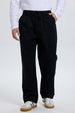 Pantalón Hombre Gabardina Cargo Negro Negro / XXL