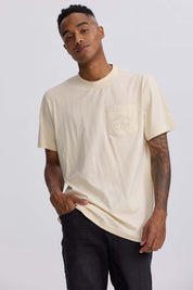 Polera Hombre Bolsillo Contraste Beige Beige / XXL