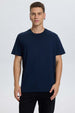 Polera Hombre Long Fit Básica Azul Azul / XXL