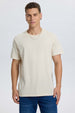 Polera Hombre Long Fit Básica Beige Beige / XXL