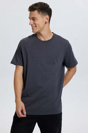 Polera Hombre Long Fit Básica Marengo Gris / XXL