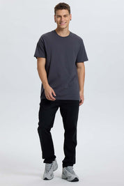 Polera Hombre Long Fit Básica Marengo Gris / XXL