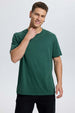 Polera Hombre Long Fit Básica Verde Verde / XXL